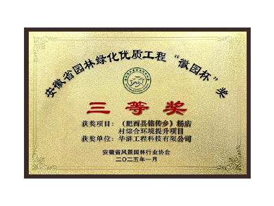 榮獲2025“徽園杯”獎(jiǎng)三等獎(jiǎng)